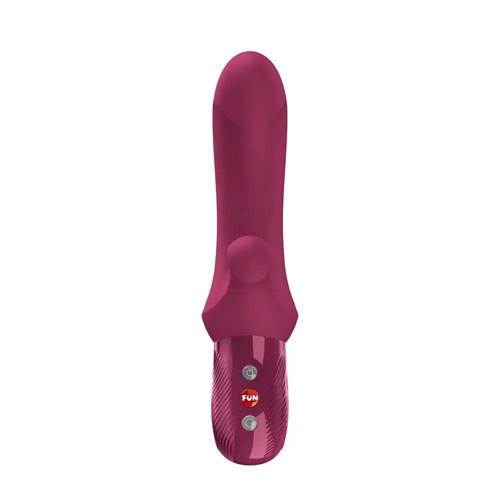 Shop affordable quality Fun Factory BI STRONIC CURVE Wine - Wine USB-C Rechargeable Thrusting Vibrator - Discreet Intimate Essentials - VIBRATORS-PREMIUM - Fun Factory