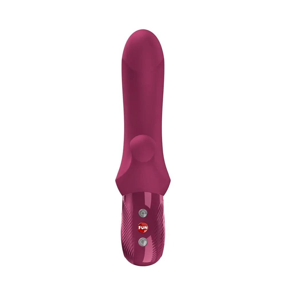 Fun Factory BI STRONIC CURVE Wine  - Wine  USB-C Rechargeable Thrusting Vibrator Fun Factory Discreet Intimate Essentials.