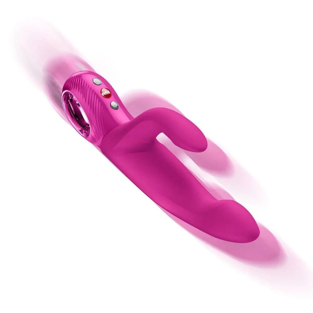 Fun Factory BI STRONIC IMMERSE Magenta - Magenta 22.1 cm USB-C Rechargeable Thrusting Vibrator Fun Factory Discreet Intimate Essentials.