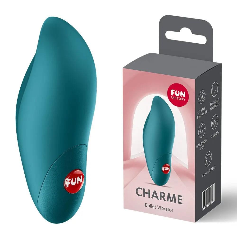 Fun Factory CHARME Bottle  - Bottle  USB-C Rechargeable Stimulator Fun Factory Discreet Intimate Essentials.