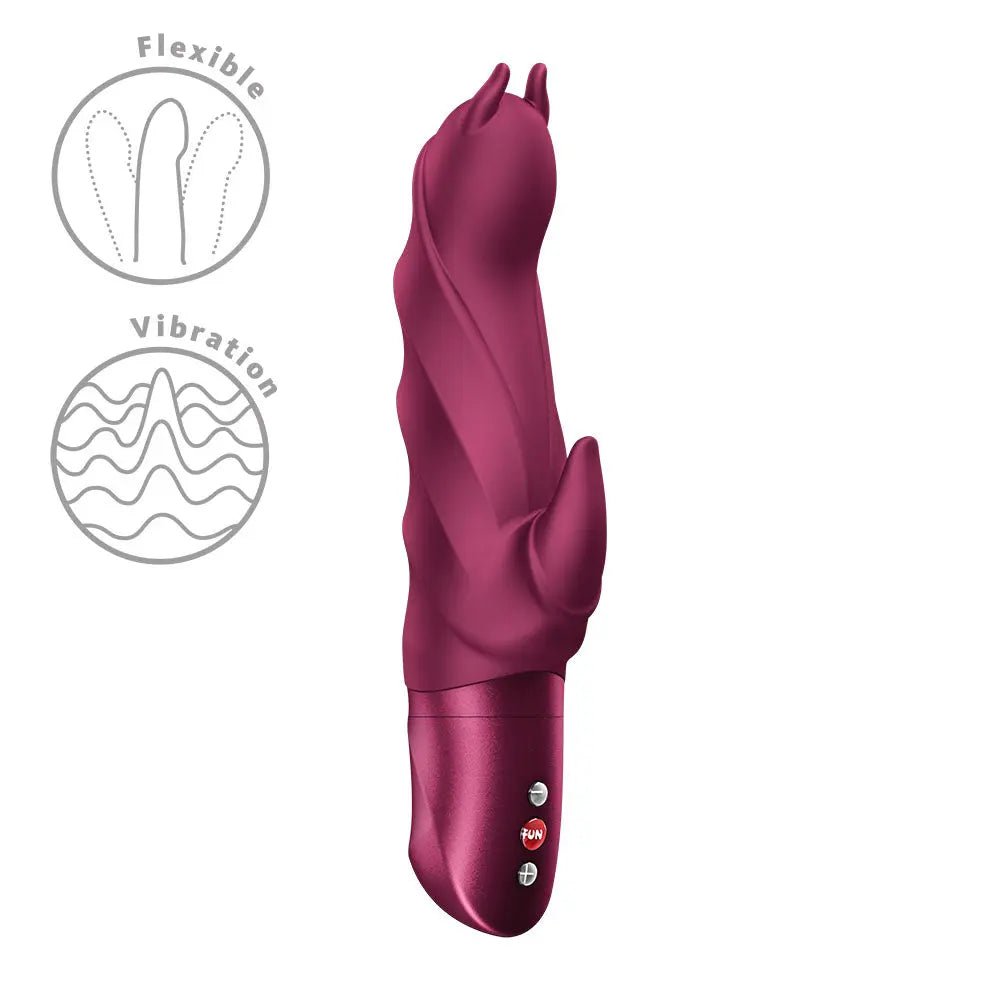 Shop affordable quality Fun Factory DARLING DEVIL Wine - Wine 20 cm Vibrator - Discreet Intimate Essentials - VIBRATORS-PREMIUM - Fun Factory