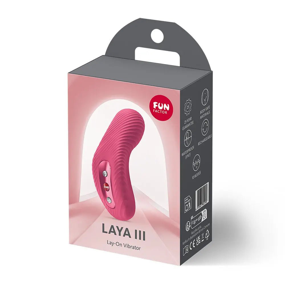 Shop affordable quality Fun Factory LAYA III Raspberry - Raspberry USB-C Rechargeable Stimulator - Discreet Intimate Essentials - STIMULATORS-PREMIUM - Fun Factory