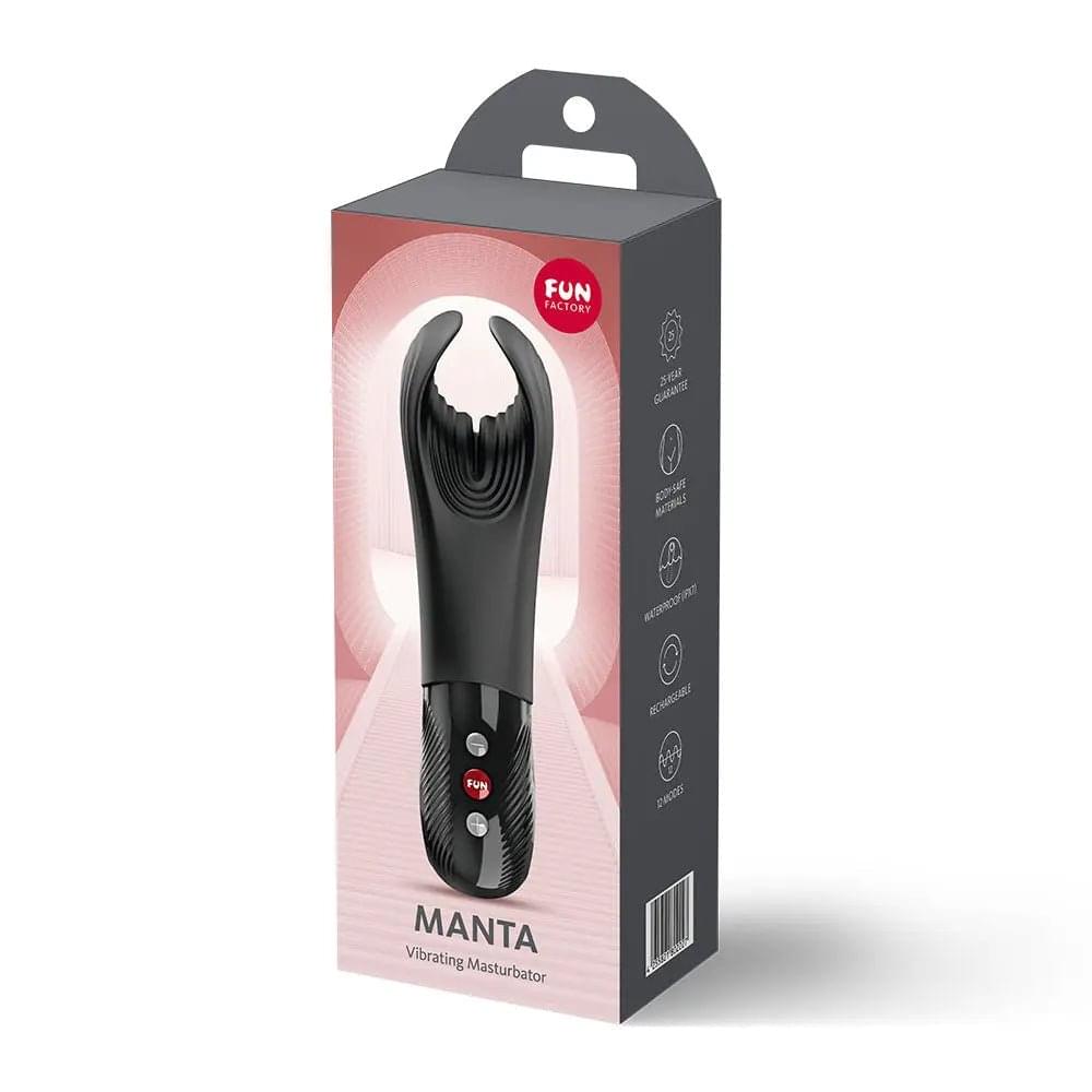 Fun Factory MANTA  -  USB-C Rechargeable Unisex Vibrator Fun Factory Discreet Intimate Essentials.