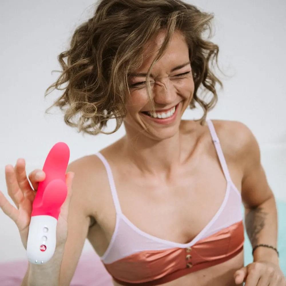 Fun Factory MISS BI  -  17 cm USB Rechargeable Rabbit Vibrator Fun Factory Discreet Intimate Essentials.