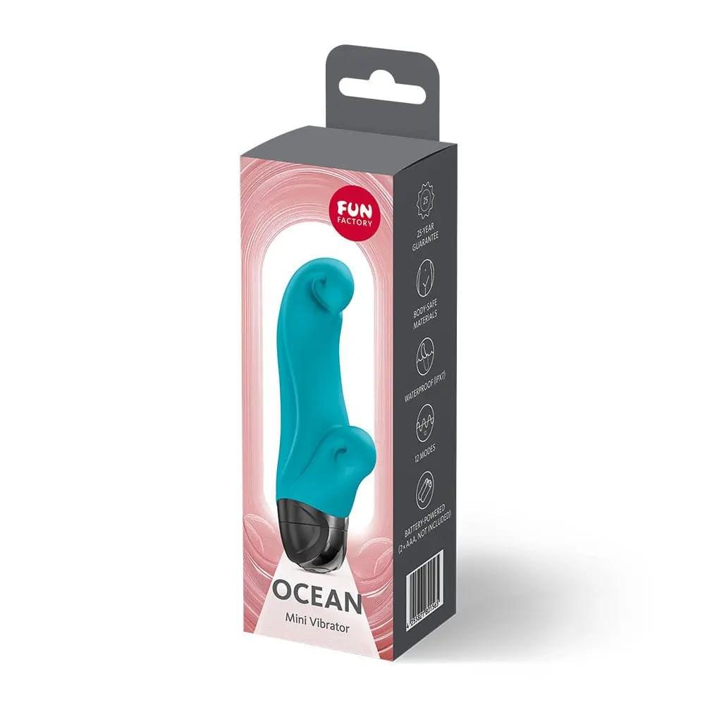 Fun Factory OCEAN Aquamarine - Aquamarine 14.5 cm Vibrator Fun Factory Discreet Intimate Essentials.