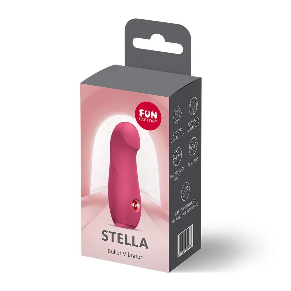 Shop affordable quality Fun Factory STELLA Raspberry - Raspberry Vibrating Bullet - Discreet Intimate Essentials - BULLETS-PREMIUM - Fun Factory