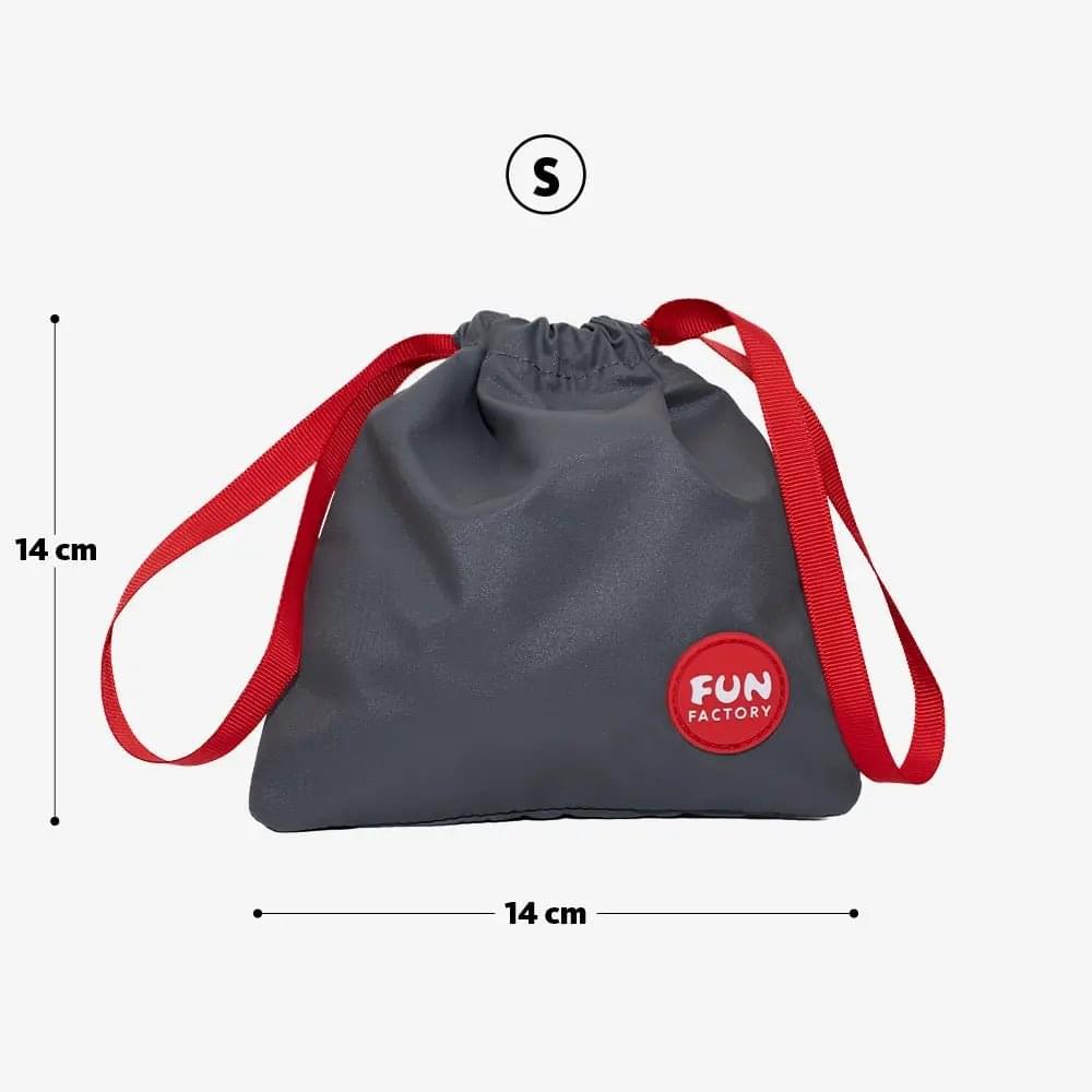 Fun Factory TOYBAG S grey - Grey Discreet Storage Bag - Small Fun Factory Discreet Intimate Essentials.