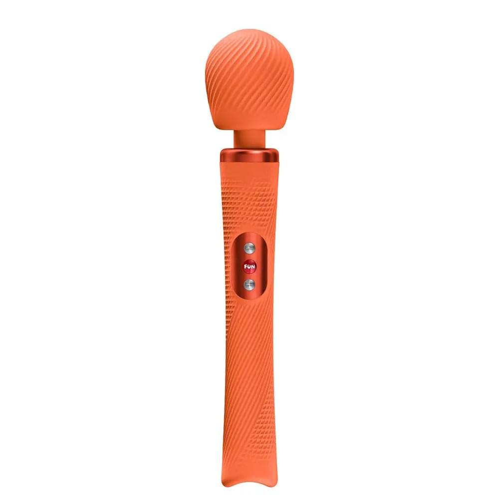Fun Factory VIM Orange - Orange USB-C Rechargeable Rumbling Massage Wand Fun Factory Discreet Intimate Essentials.