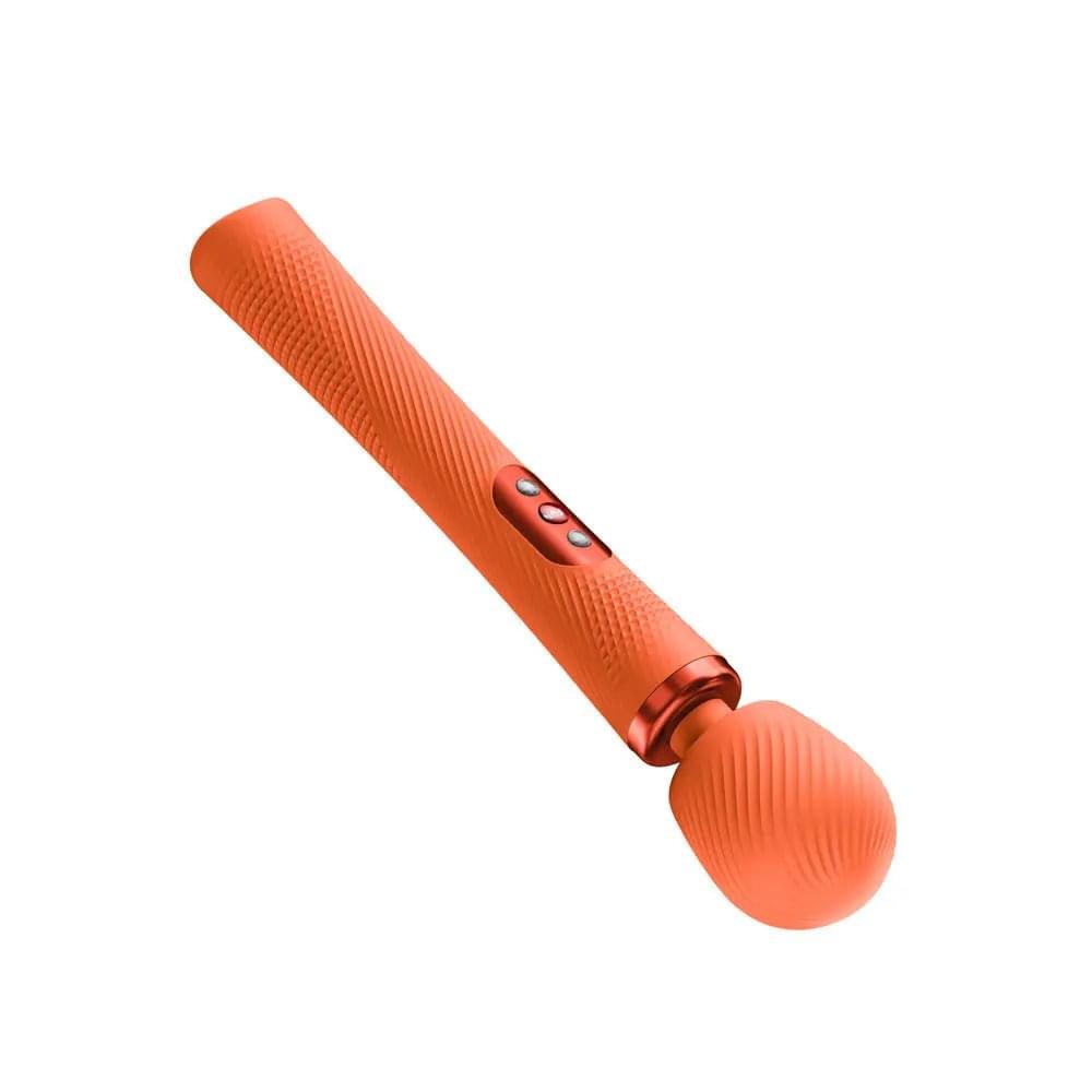 Fun Factory VIM Orange - Orange USB-C Rechargeable Rumbling Massage Wand Fun Factory Discreet Intimate Essentials.