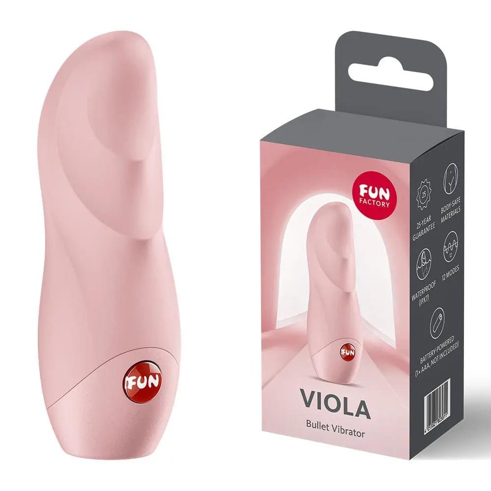 Fun Factory VIOLA Soft  - Soft  Vibrating Bullet Fun Factory Discreet Intimate Essentials.