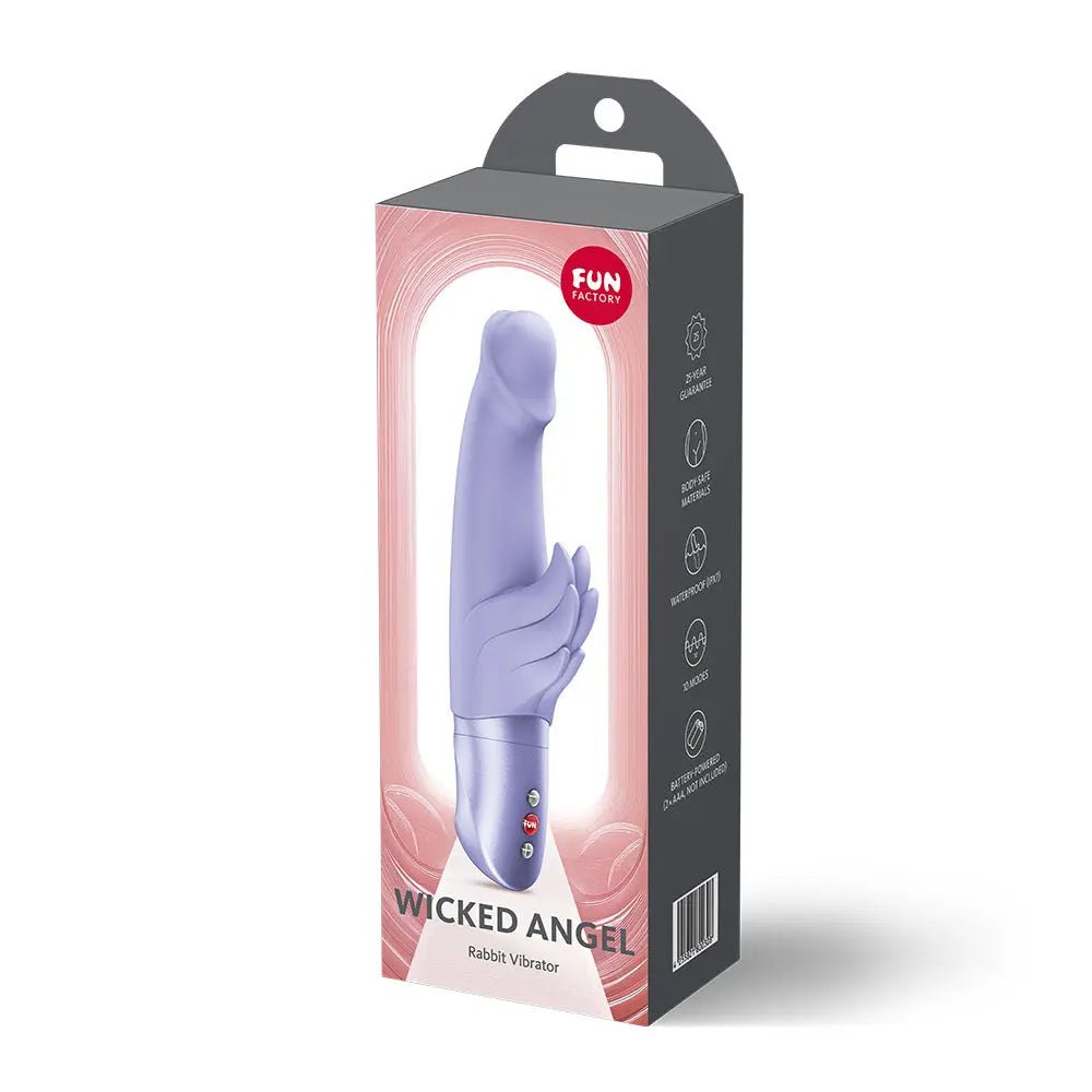 Shop affordable quality Fun Factory WICKED ANGEL - Angel Vibrator - Discreet Intimate Essentials - VIBRATORS-PREMIUM - Fun Factory