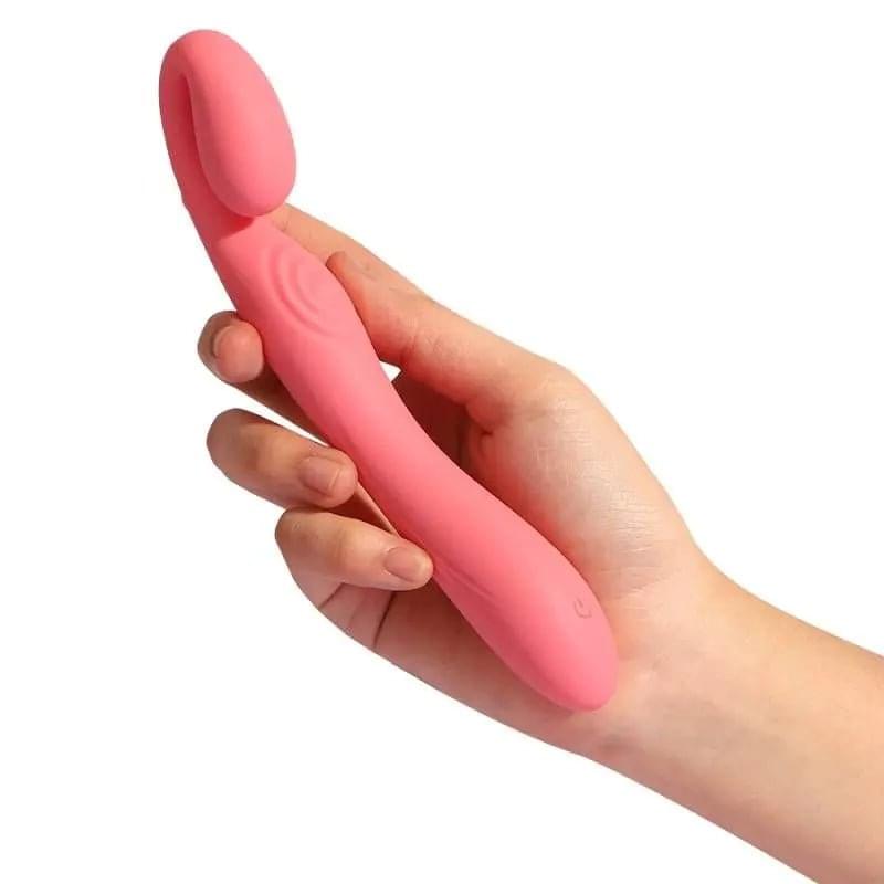 G-Snuggle Ultrasoft Sprout-shaped Unisex Vibrator Arosum Discreet Intimate Essentials.