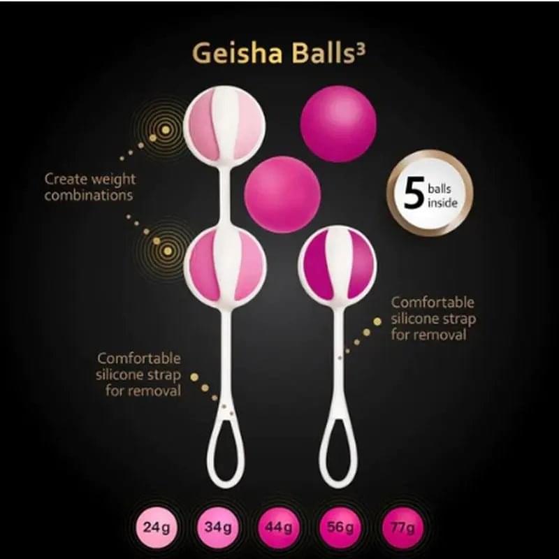 Geisha Balls 3 Sugar Pink Gvibe Discreet Intimate Essentials.