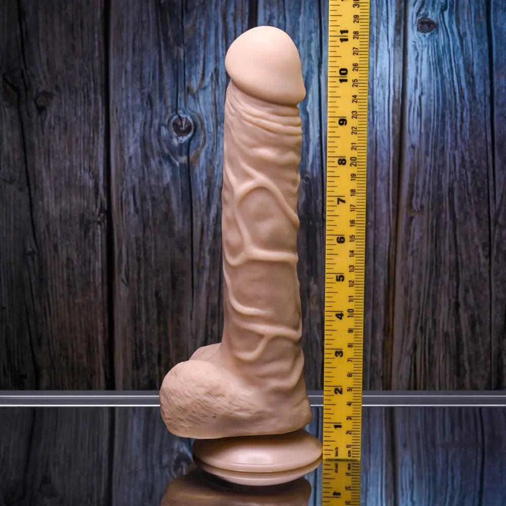 Gender X 10'' FLEXSKIN POSEABLE TRUE FEEL - Light -  29.2 cm Poseable Dong Gender X Discreet Intimate Essentials.