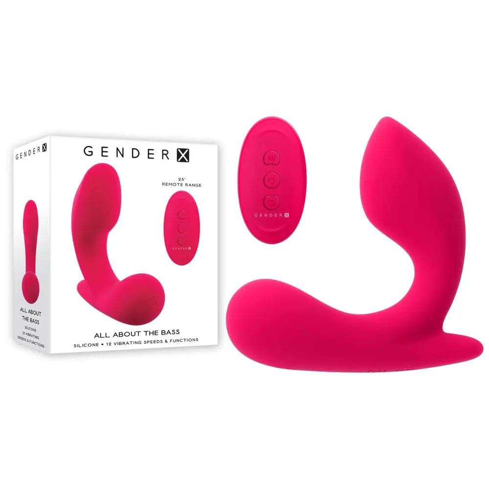 Gender X ALL ABOUT THE BASS -  USB Rechargeable Wearable Vibrator with Wireless Remote Gender X Discreet Intimate Essentials.