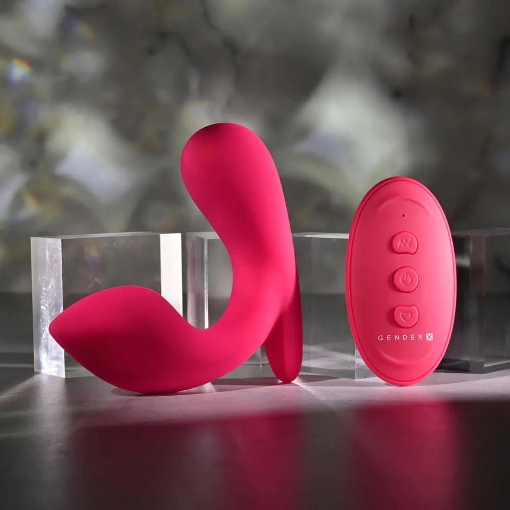 Gender X ALL ABOUT THE BASS -  USB Rechargeable Wearable Vibrator with Wireless Remote Gender X Discreet Intimate Essentials.