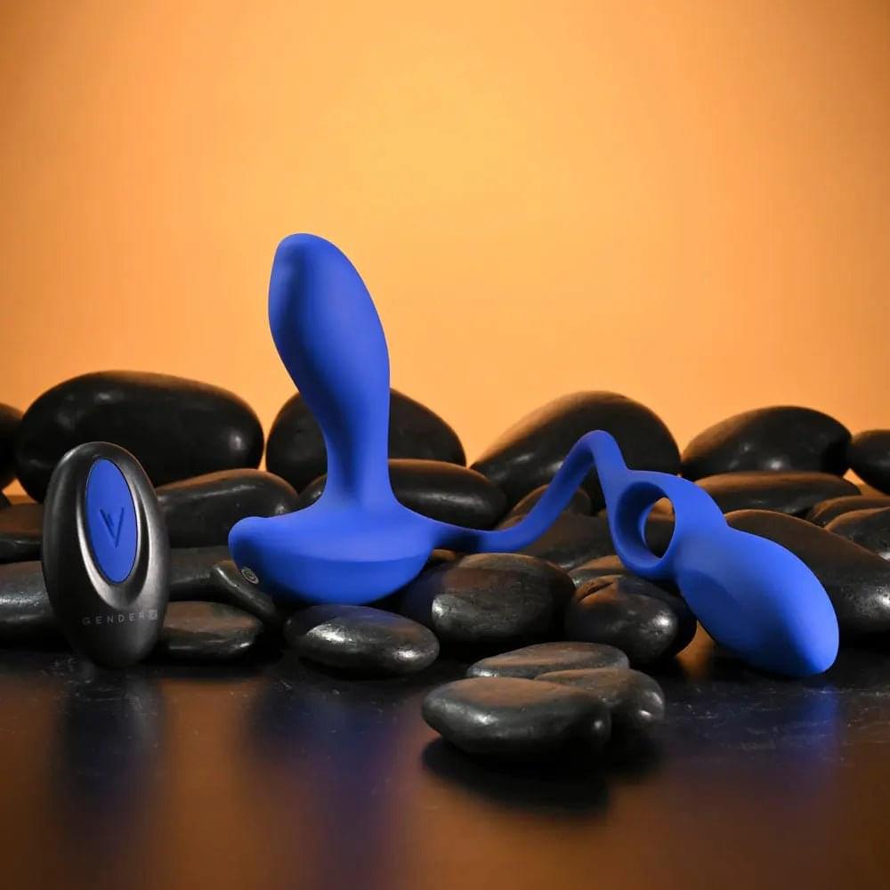 Gender X BACK FOR MORE - Dual USB Rechargeable Dual Stimulator with Wireless Remote Gender X Discreet Intimate Essentials.