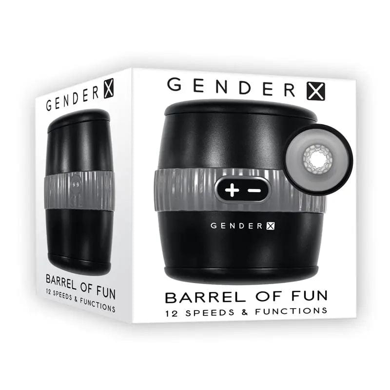 Gender X BARREL OF FUN -  USB Rechargeable Stroker Gender X Discreet Intimate Essentials.