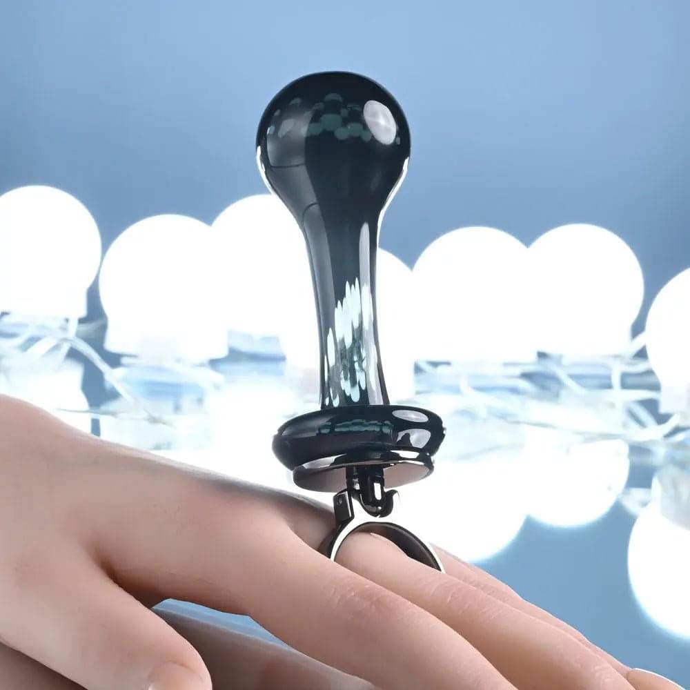 Gender X BLOW POP -  12.8 cm Glass Plug with Ring Pull Gender X Discreet Intimate Essentials.