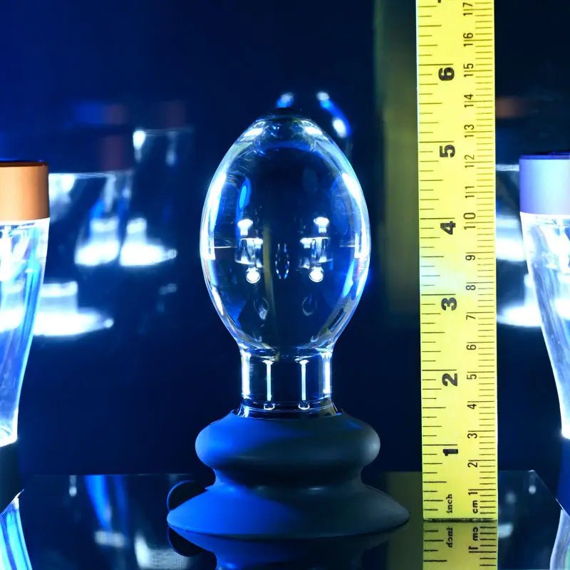 Shop affordable quality Gender X Crystal Ball - Glass 13.6 cm Butt Plug with Suction Base - Discreet Intimate Essentials - ANAL TOYS - Gender X