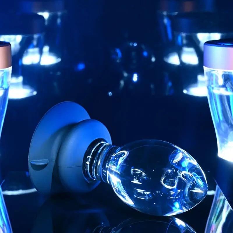 Gender X Crystal Ball -  Glass 13.6 cm Butt Plug with Suction Base Gender X Discreet Intimate Essentials.