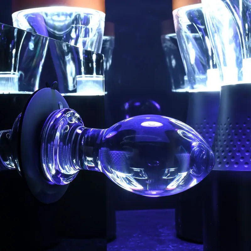 Shop affordable quality Gender X Crystal Ball - Glass 13.6 cm Butt Plug with Suction Base - Discreet Intimate Essentials - ANAL TOYS - Gender X