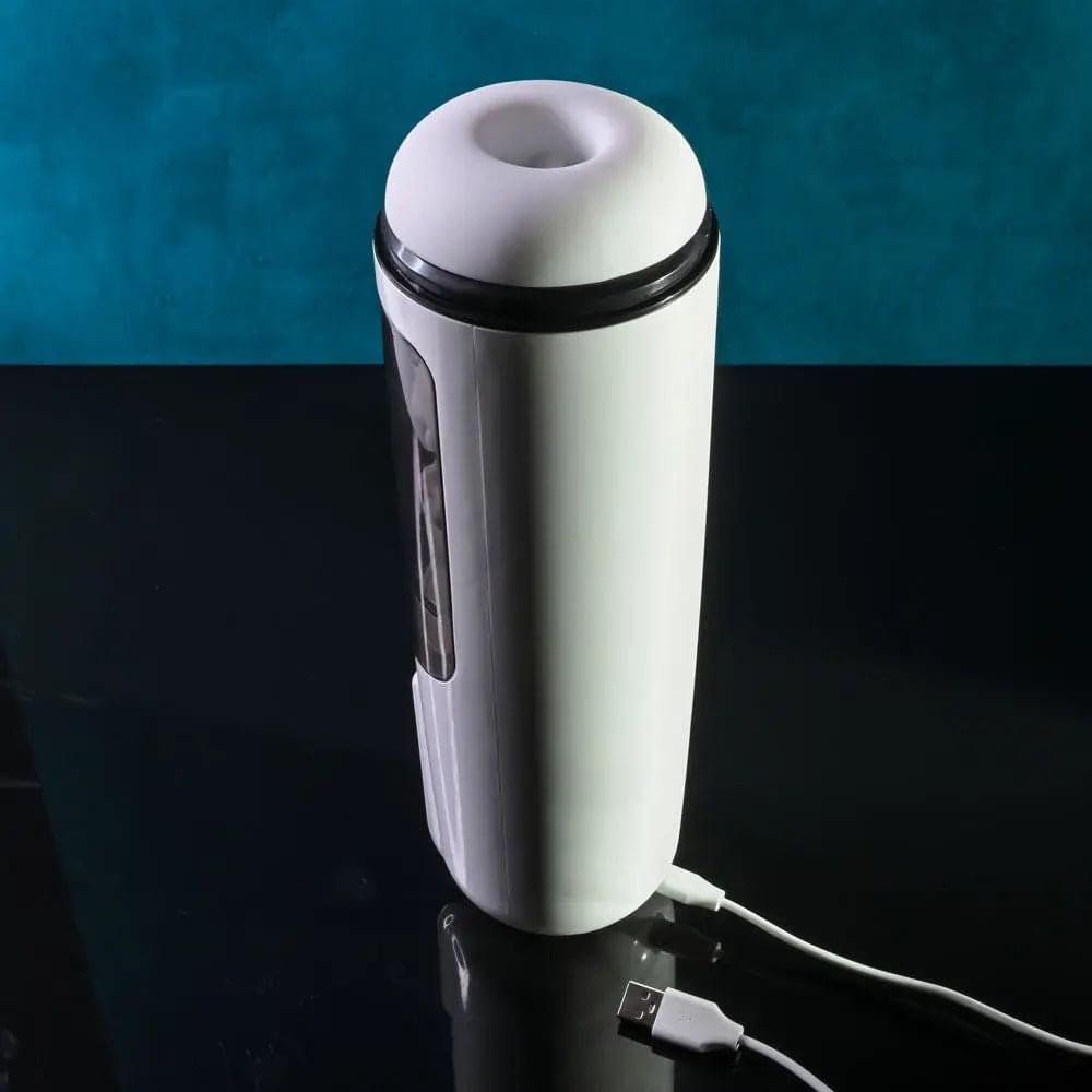 Gender X GET YOUR STROKE ON - USB Rechargeable Thrusting & Vibrating Auto Masturbator Gender X Discreet Intimate Essentials.