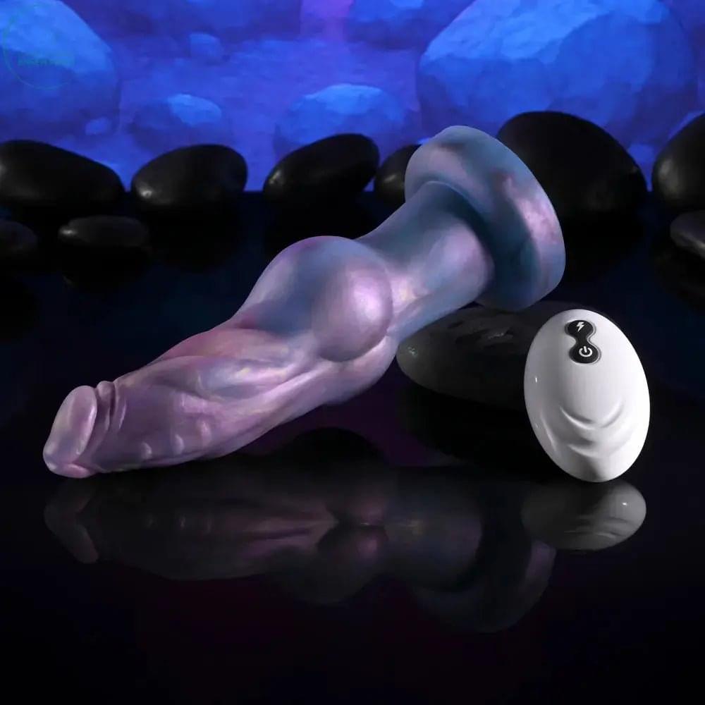 Gender X IMAGINARY FRIEND - /Pink USB Rechargeable Vibrating Fantasy Dildo with Wireless Remote Gender X Discreet Intimate Essentials.