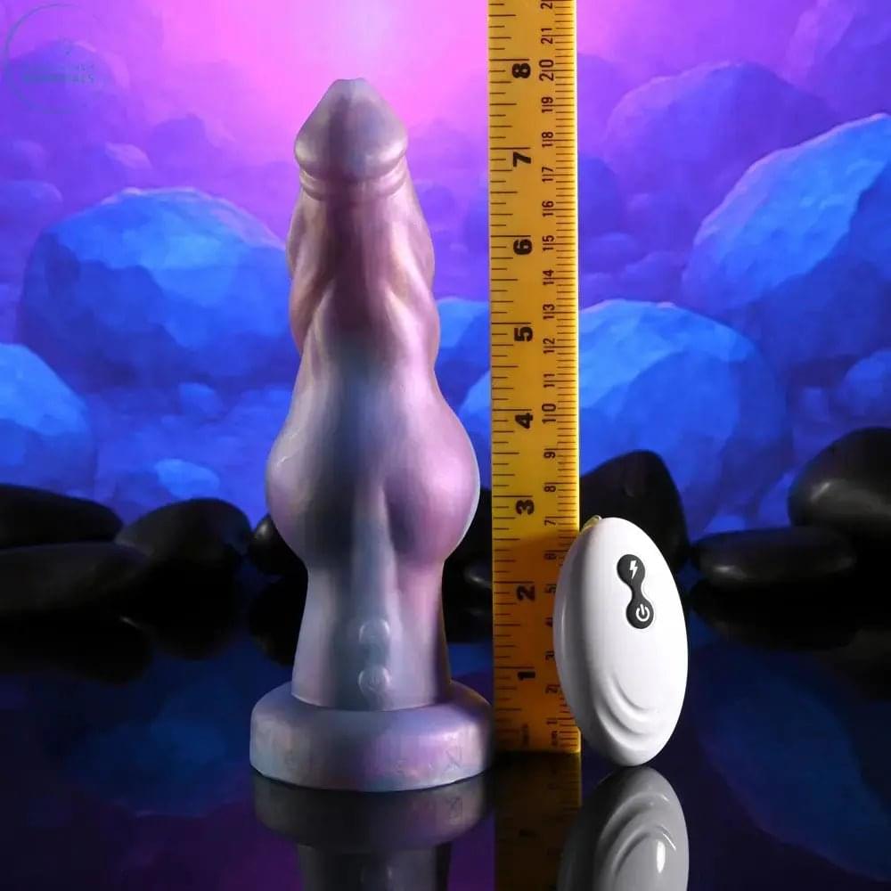 Gender X IMAGINARY FRIEND - /Pink USB Rechargeable Vibrating Fantasy Dildo with Wireless Remote Gender X Discreet Intimate Essentials.