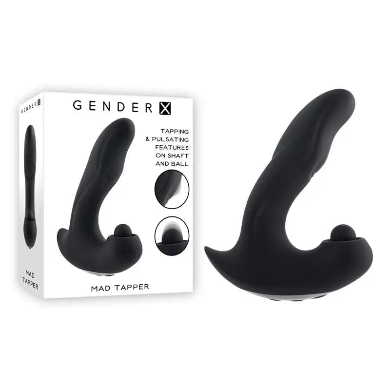 Gender X MAD TAPPER -  USB Rechargeable Double Tapping Vibrating Massager Gender X Discreet Intimate Essentials.