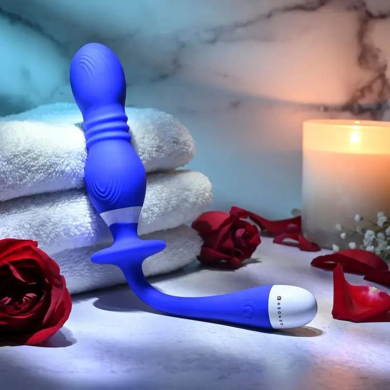 Gender X PLAY BALL -  25 cm USB Rechargeable Thrusting & Vibrating Orbs Gender X Discreet Intimate Essentials.