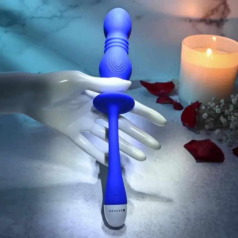 Gender X PLAY BALL -  25 cm USB Rechargeable Thrusting & Vibrating Orbs Gender X Discreet Intimate Essentials.