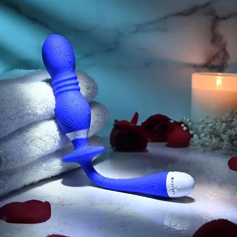 Gender X PLAY BALL -  25 cm USB Rechargeable Thrusting & Vibrating Orbs Gender X Discreet Intimate Essentials.