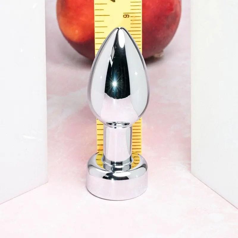 Gender X ROCKIN' METAL PLUG - Metallic 9.3 cm USB Rechargeable Butt Plug Gender X Discreet Intimate Essentials.
