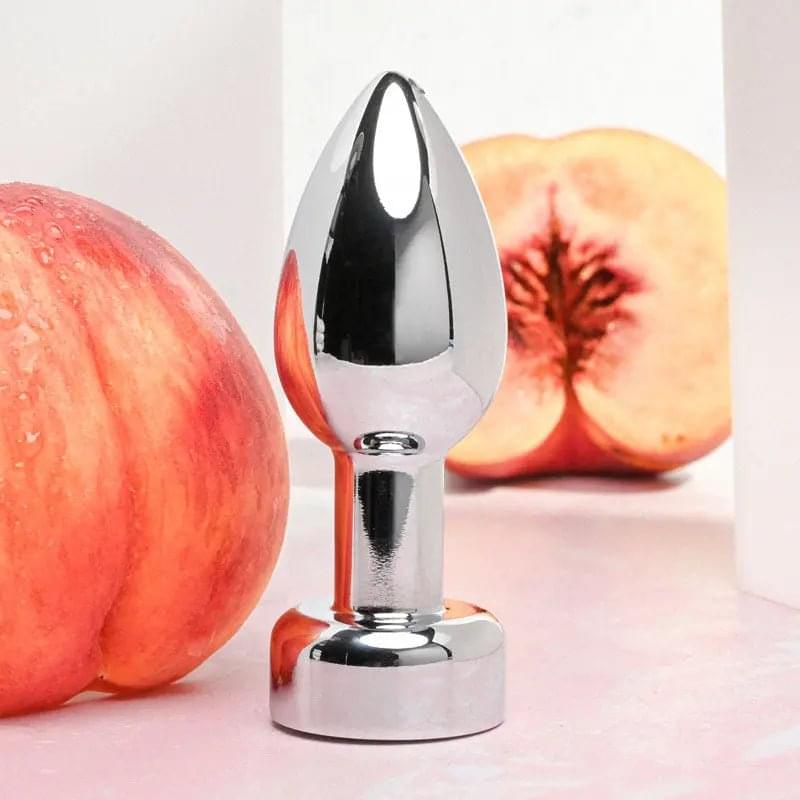 Gender X ROCKIN' METAL PLUG - Metallic 9.3 cm USB Rechargeable Butt Plug Gender X Discreet Intimate Essentials.
