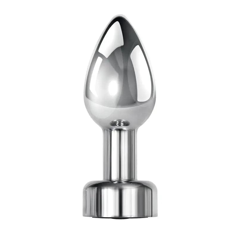 Gender X ROCKIN' METAL PLUG - Metallic 9.3 cm USB Rechargeable Butt Plug Gender X Discreet Intimate Essentials.