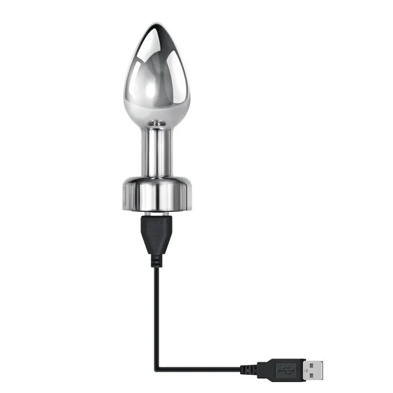Shop affordable quality Gender X ROCKIN' METAL PLUG - Metallic 9.3 cm USB Rechargeable Butt Plug - Discreet Intimate Essentials - ANAL TOYS - Gender X