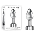 Gender X ROCKIN METAL PLUG MINI -  7.8 cm USB Rechargeable Vibrating Mini Butt Plug Gender X Discreet Intimate Essentials.