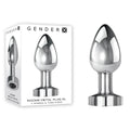 Shop affordable quality Gender X ROCKIN METAL PLUG XL - 10.5 cm USB Rechargeable Vibrating XL Butt Plug - Discreet Intimate Essentials - ANAL TOYS - Gender X