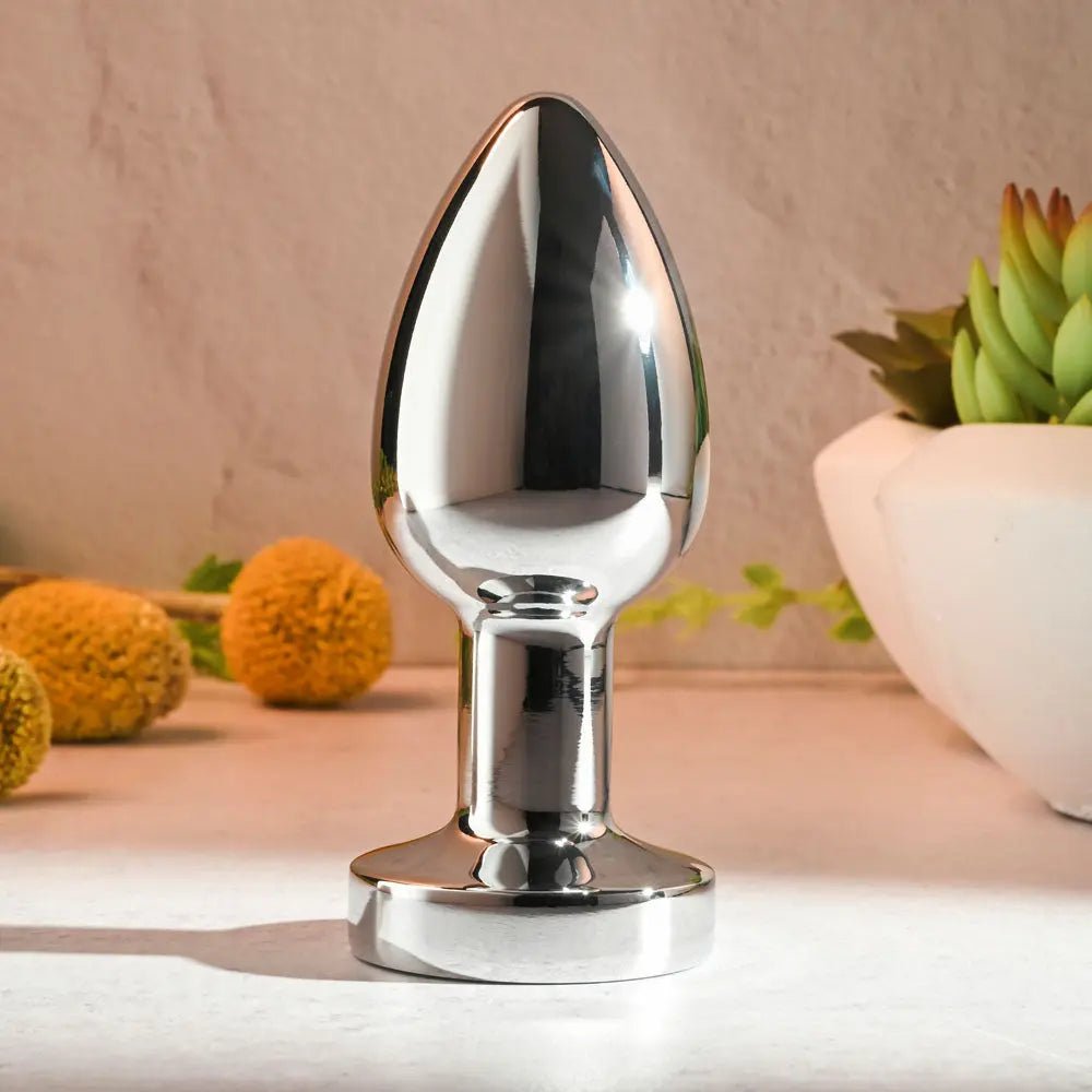 Shop affordable quality Gender X ROCKIN METAL PLUG XL - 10.5 cm USB Rechargeable Vibrating XL Butt Plug - Discreet Intimate Essentials - ANAL TOYS - Gender X