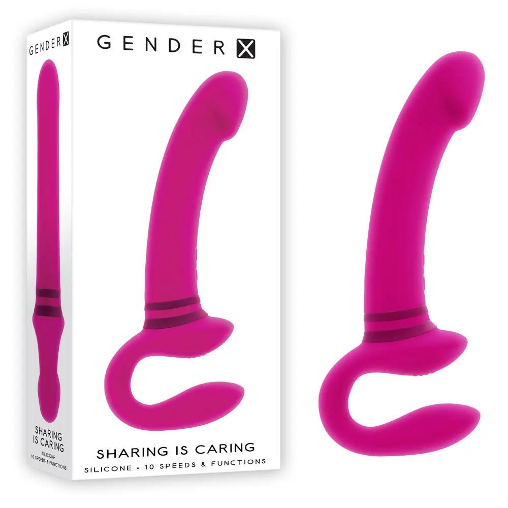 Shop affordable quality Gender X SHARING IS CARING - 21.9 cm USB Rechargeable Strapless Strap-On - Discreet Intimate Essentials - STRAP-ONS - Gender X