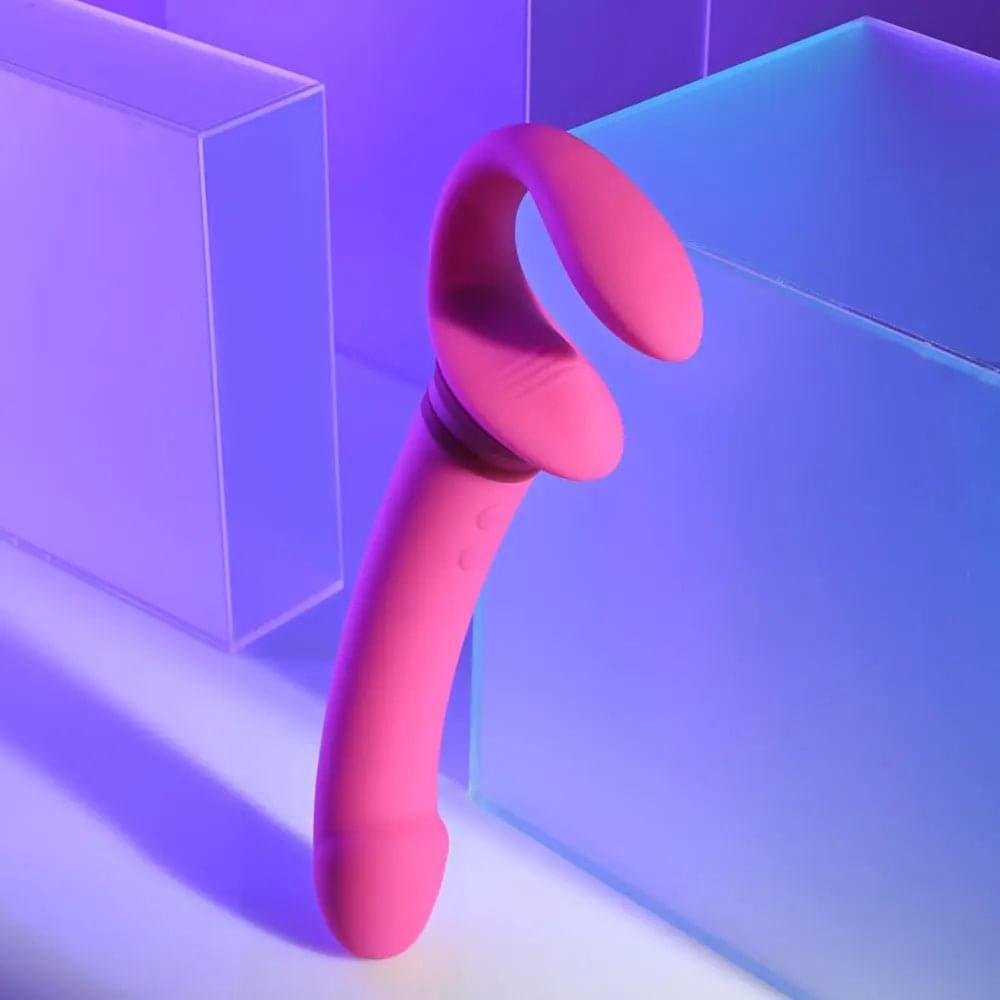 Gender X SHARING IS CARING -  21.9 cm USB Rechargeable Strapless Strap-On Gender X Discreet Intimate Essentials.