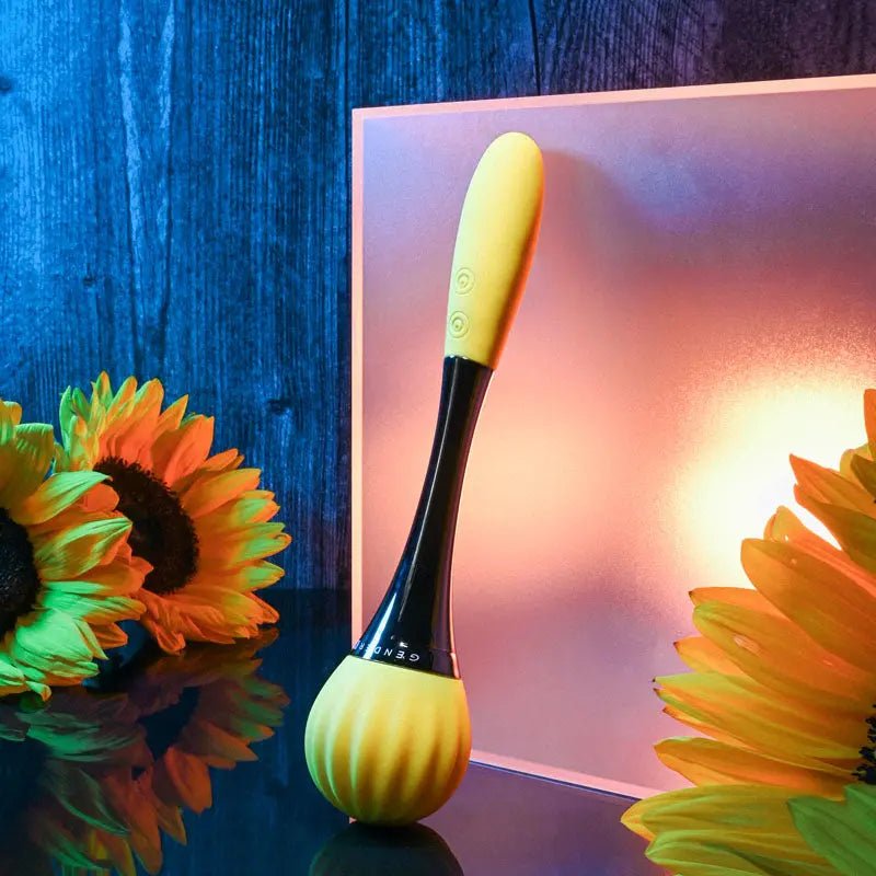 Shop affordable quality Gender X SUNFLOWER - 20 cm USB Rechargeable Massage Wand - Discreet Intimate Essentials - VIBRATORS - Gender X