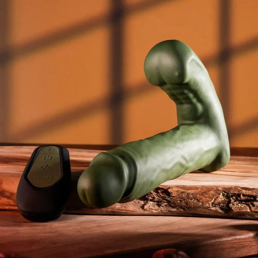 Gender X THE HUNK -  15.2 cm USB Rechargeable Thrusting Vibrator with Remote Gender X Discreet Intimate Essentials.