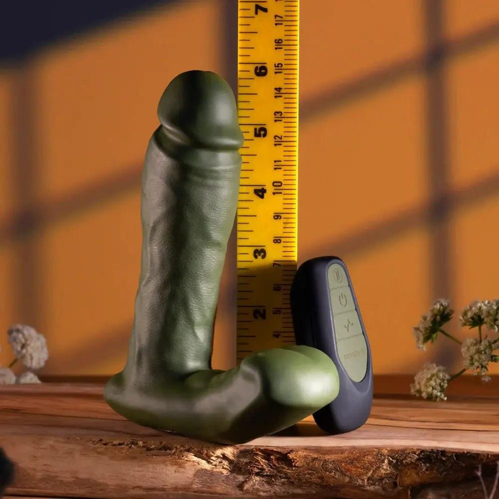 Gender X THE HUNK -  15.2 cm USB Rechargeable Thrusting Vibrator with Remote Gender X Discreet Intimate Essentials.