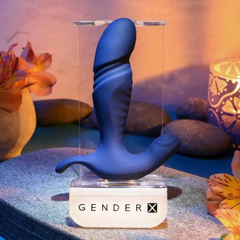 Shop affordable quality Gender X TRUE - 13.5 cm USB Rechargeable Thrusting Prostate Massager - Discreet Intimate Essentials - ANAL TOYS - Gender X