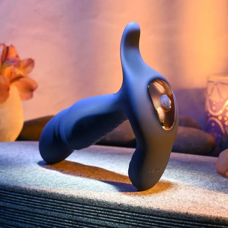 Shop affordable quality Gender X TRUE - 13.5 cm USB Rechargeable Thrusting Prostate Massager - Discreet Intimate Essentials - ANAL TOYS - Gender X