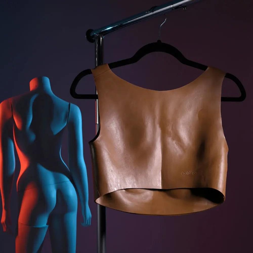 Gender X UNDERGARMENTS - PLATE C-CUP - Dark -  Wearable Breasts - C-Cup Size Gender X Discreet Intimate Essentials.