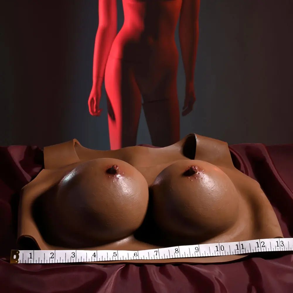 Shop affordable quality Gender X UNDERGARMENTS - PLATE D-CUP - Dark - Wearable Breasts - D-Cup Size - Discreet Intimate Essentials - GENDER EXPRESSION - Gender X