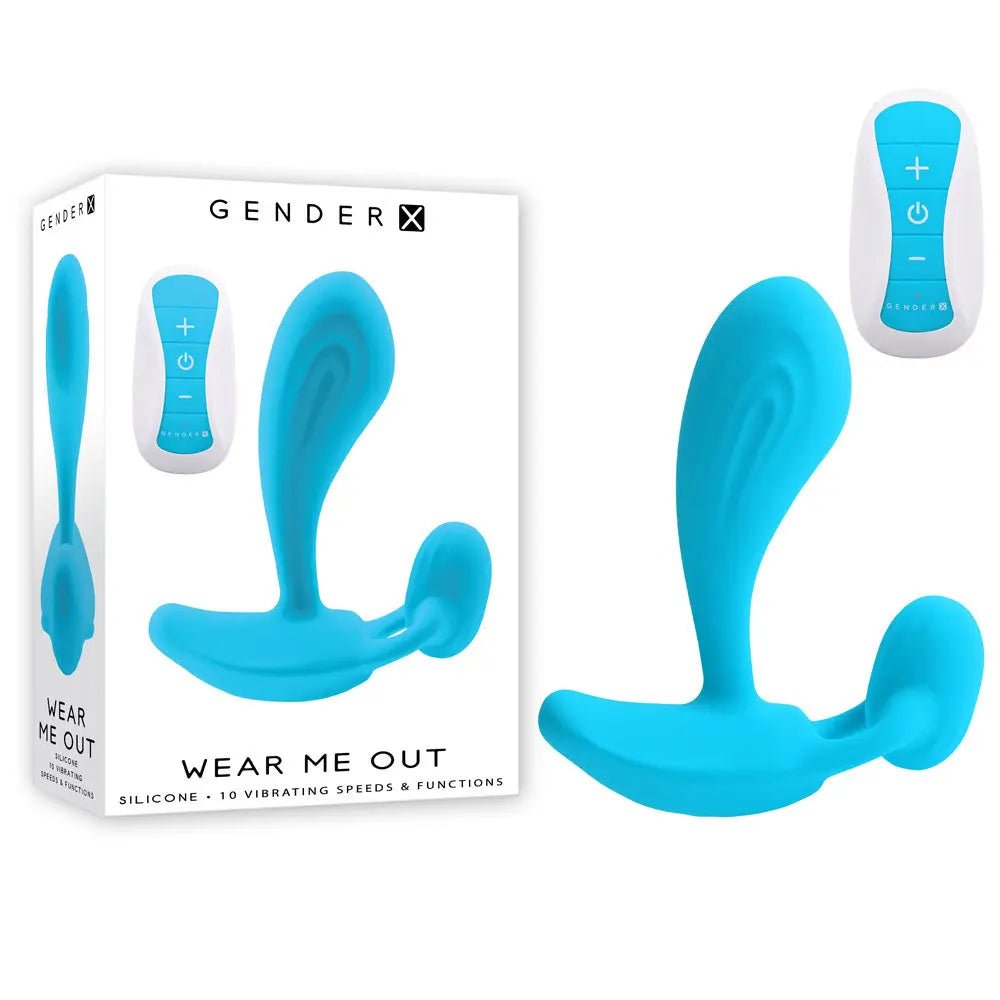 Shop affordable quality Gender X WEAR ME OUT - 11.1 cm USB Rechargeable Wearable Vibrator with Wireless Remote - Discreet Intimate Essentials - VIBRATORS - Gender X